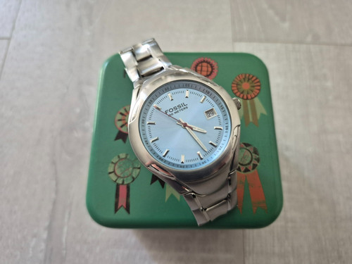 Fossil armbanduhr blue 100 - fossil,
