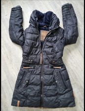 ❤️ Naketano Parka Mantel Winterjacke Knastologin in dunkelblau Gr. L 40 ❤️