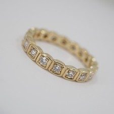 MEMOIRE BRILLANTRING IN 750/GELBGOLD insg.ca. 1,08ct BRILLANTEN H/VSI RW:59