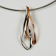 Anhänger in 333 Rotgold