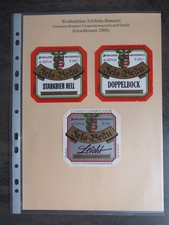 Bieretiketten, ST, Weißenfels, Weißenfelser Felsbräu GmbH (Stadtbräu)