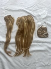 clip in extensions blond set