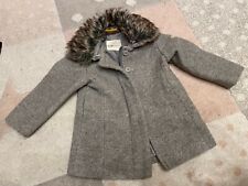 ✨ Steiff: Mantel Winterjacke Steppjacke Jacke grau Gr. 74 Fell Wollmantel✨