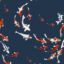 Koi Fische 100% Baumwollstoff
