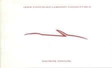 1995 Chrysler Lebaron Convertible Owners Manual User Guide Operator Book Fuses