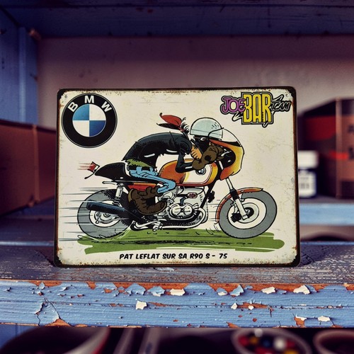 Blechschild joe bar team bmw - joe,