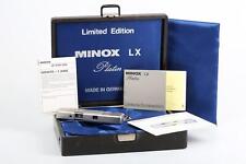 Minox LX Platin Limited Edition Germany Holzbox 164-1000 heidi-foto