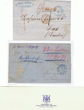 Altdeutschl. Vorphilatelie 22 Belege z.T. selten(Oldenburg,Hannover,Lübeck etc)