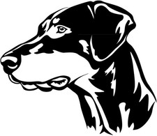 DOBERMANN Aufkleber -