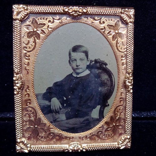 Antik daguerreotypie foto - daguerreotypie, in