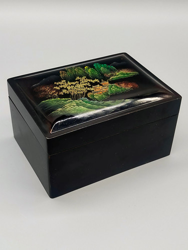 Asiatisches lackdosen set - lackdosen,