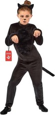 Schwarzes Katzenkostüm Kinder