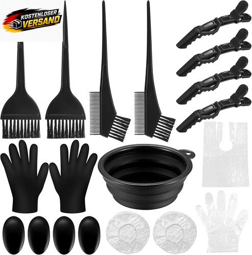 Haarfärbepinsel set für diy - haarfärbepinsel,