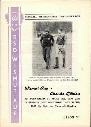 Bsg wismut aue - 78/79,