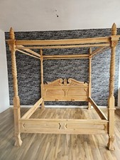 Himmelbett holzbett - himmelbett,