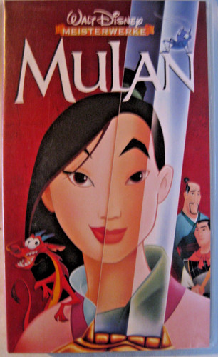 Mulan vhs walt disney - mulan,