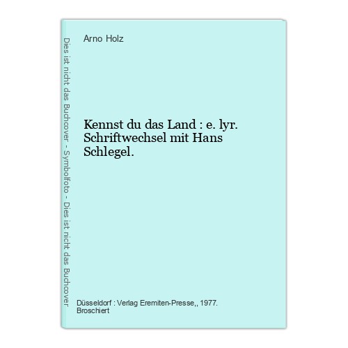 Kennst das land e lyr - das,