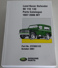 Teilekatalog / Ersatzteilkatalog Land Rover Defender 90 110 130, Bauj. 1987-2006