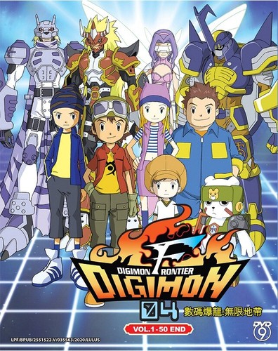 Dvd anime digimon - digimon, frontier