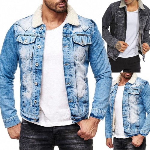 Red bridge herren jeansjacke - red,