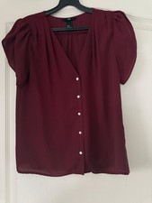 H&M Bluse, Gr. 36 Kurzarm