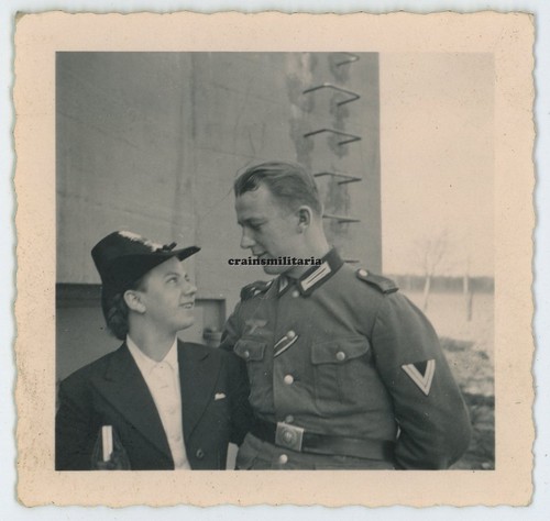 Orig foto soldat mit frau - orig.,