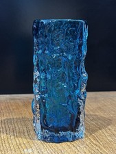Whitefriars Vase mit blauer