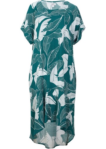 Vokuhila kleid 42 petrol - vokuhila-kleid, gr.