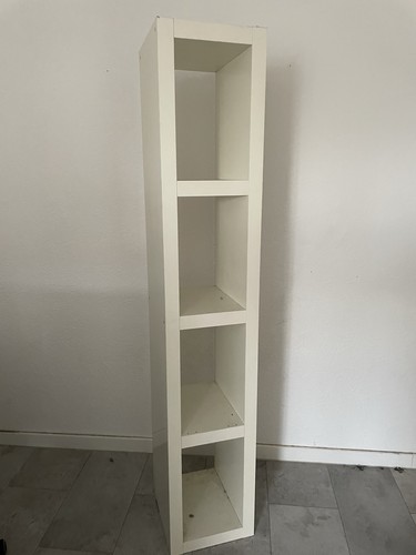 Weiße holz schuhregal mit - holz,