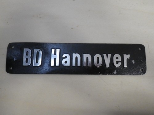 Heimatschild hannover - bd,