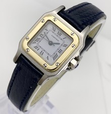 Cartier Santos Galbee Lady | Edelstahl & 18K Gold | Originale Cartier Box | 24mm