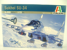 Sukhoi SU-34 Kampfjet -  Italeri  Bausatz 1:72 -  059   - #476  #E gebr.