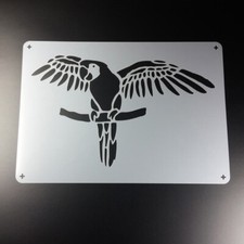 A5 Schablone Vogel Papagei Ara