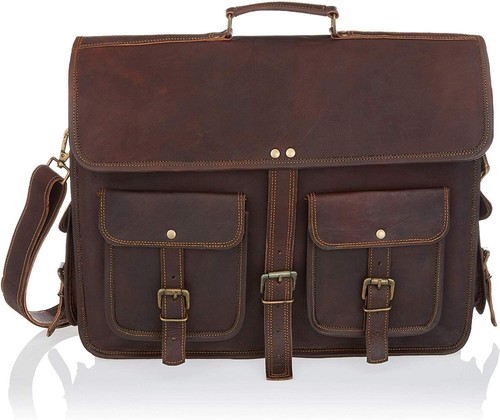 Parrys leather world messenger - leather,
