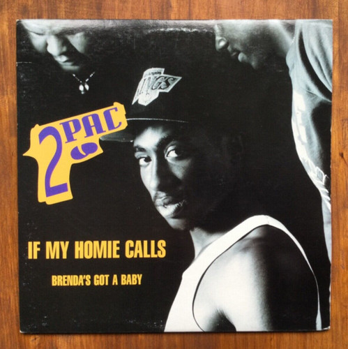 2pac vinyl 1991 - vinyl, interscope