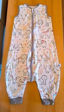 Dünner Sommer-Schlafsack, mit Füßen, 100 cm,  Chilsuessy, 100% Baumwolle