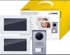 Vimar K40911 Video Sprechanlage Kit Türsprechanlage für 2 Parteien TOP
