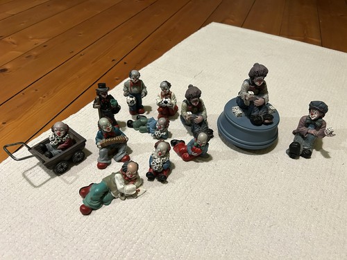 Gilde clowns sammelfiguren set - clowns,