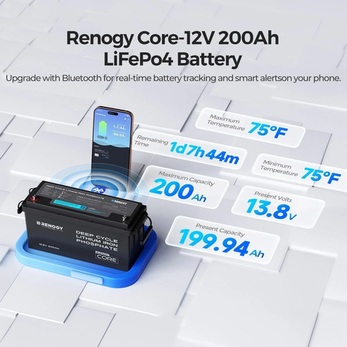 Renogy lifepo4 12v 200ah - lifepo4,