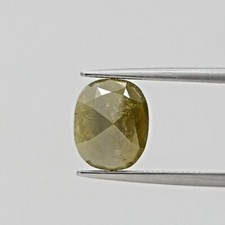 Groß Oval Echter Natürlicher