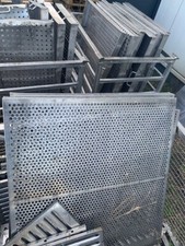 Lochblech Räucherauflage Beschickung Hordenwagen  95*90 cm