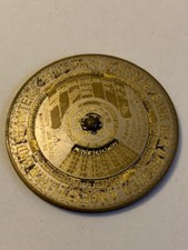 Ewiger Kalender aus Messing für die Zeit von 1922-1943 antik