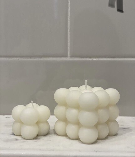 Bubble candle kerze - bubble, cube