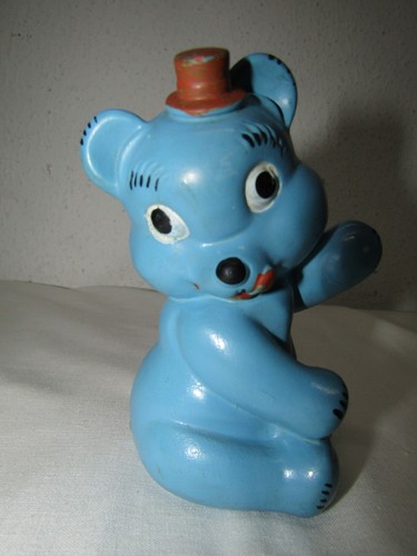 Alte ddr quietschfigur bär - alte,