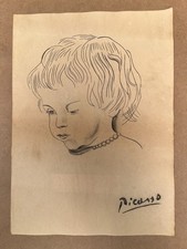 Pablo picasso zeichnung auf - pablo,