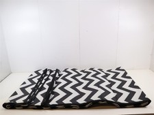 Bo-Camp Wave Chillmatte, 350x270cm, schwarz/weiß Liegematte Vorzelt Camping