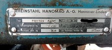 Hanomag Perfekt 401 Typenschild