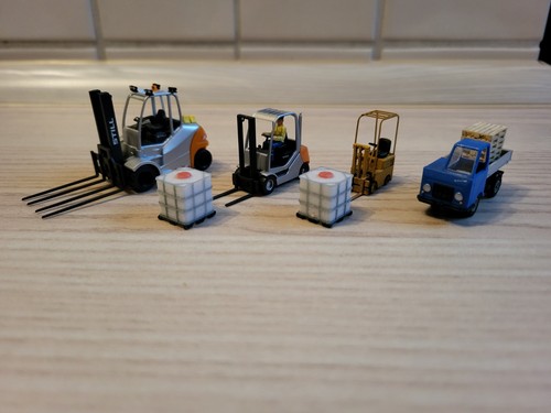 Herpa still gabelstapler 87 - gabelstapler, 1:87