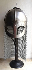 Militaria Larp Gjermundu Kettenhelm Ritterhelm Ketten Brillen Helm  D78