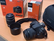 Spiegelreflexkamera Sony Alpha A58 Kit SLT-A58K 20,1MP + SAL552002 Teleobj. Top